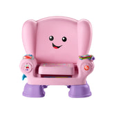 Fisher-Price Laugh & Learn Smart Stages Chair, Early Development & Activity Toys for 1 Year Old Girls and Boys with Lights and Sounds, 1st Birthday Gifts for Girls and Boys, Pink, UK English, GXC33